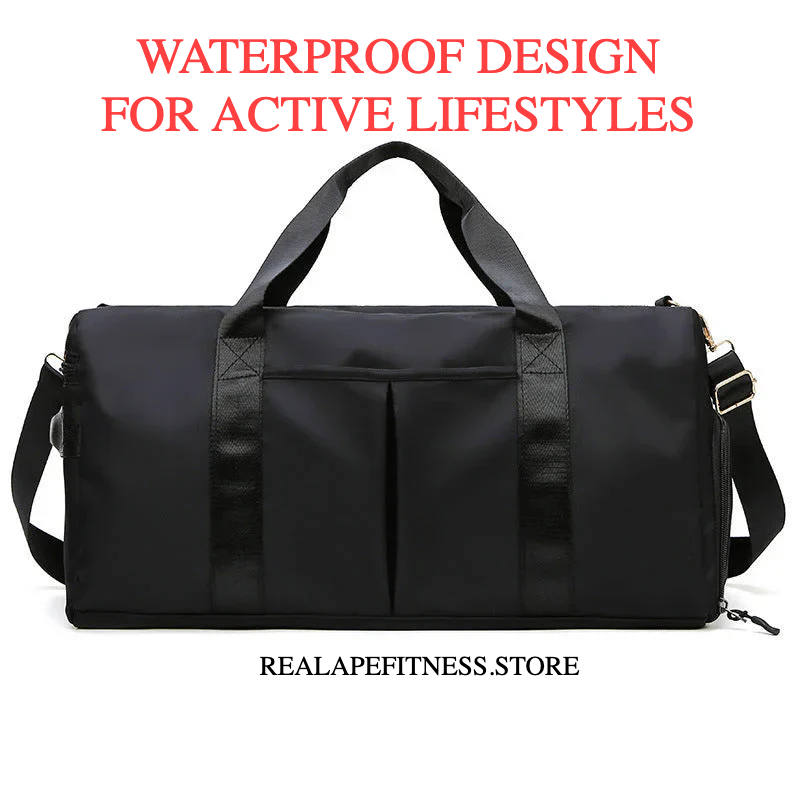 Waterproof Fitness Sports Travel Duffel Bag - Versatile Weekender for Men and Women