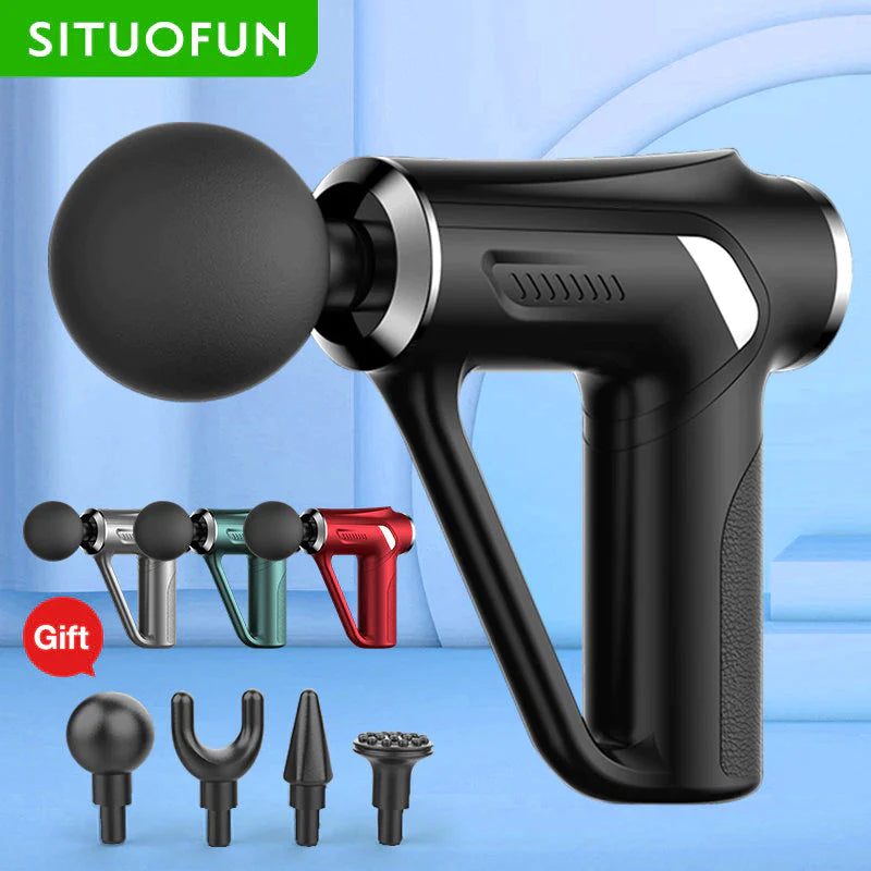 SITUOFUN Massage Gun – 32 Adjustable Speeds for Deep Tissue Relief, Perfect for Neck, Back & Muscle Pain, Ideal for Exercise & Relaxation